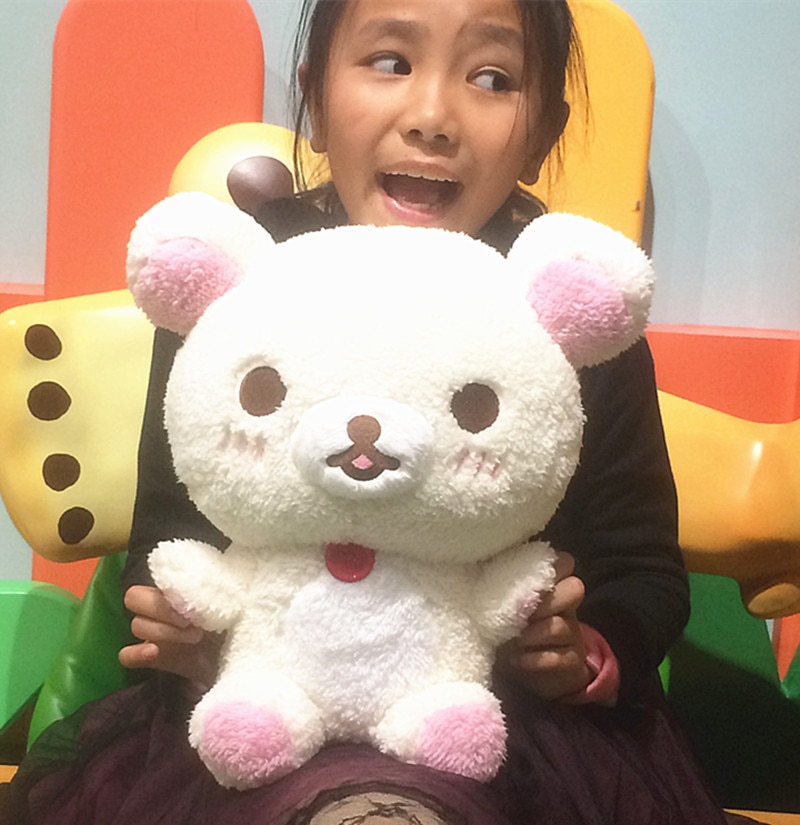 Cute Kawaii Rilakkuma Plush Toy Korilakkuma Bear Stuffed Animals Soft Doll 35cm Baby Kids Toys for 1 - Rilakkuma Plush