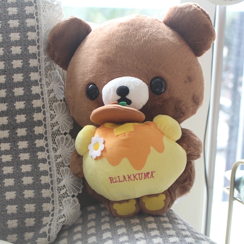 Kawaii Honeypot Rilakkuma Chairoikoguma Plush Toy Bear Stuffed Animals 28cm Cute Plushie Kids Toys for Girls 1 - Rilakkuma Plush