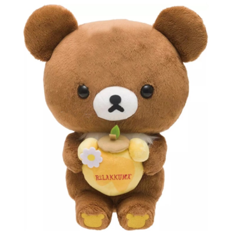 Kawaii Honeypot Rilakkuma Chairoikoguma Plush Toy Bear Stuffed Animals 28cm Cute Plushie Kids Toys for Girls - Rilakkuma Plush
