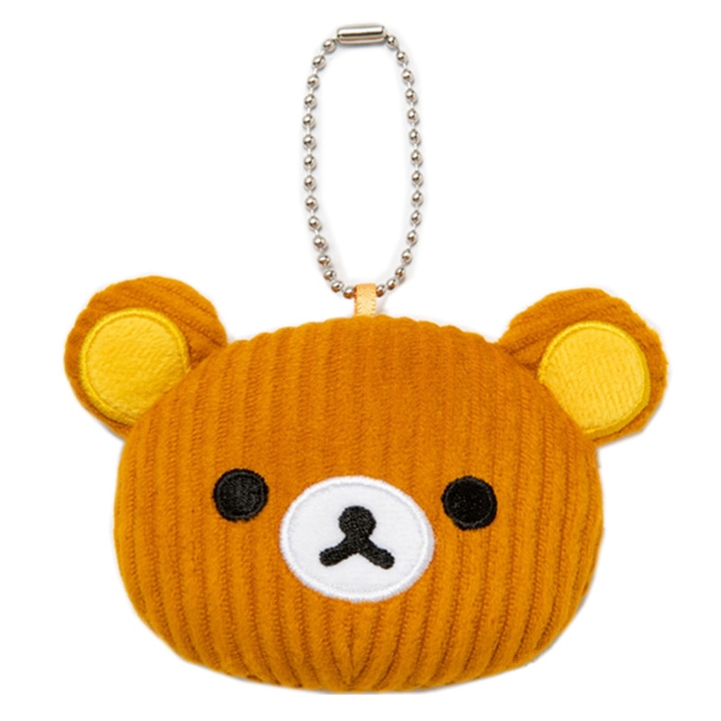New Kawaii Cute Rilakkuma Face Plush Mini Keychain Small Pandent Kids Stuffed Toys For Children 6CM - Rilakkuma Plush